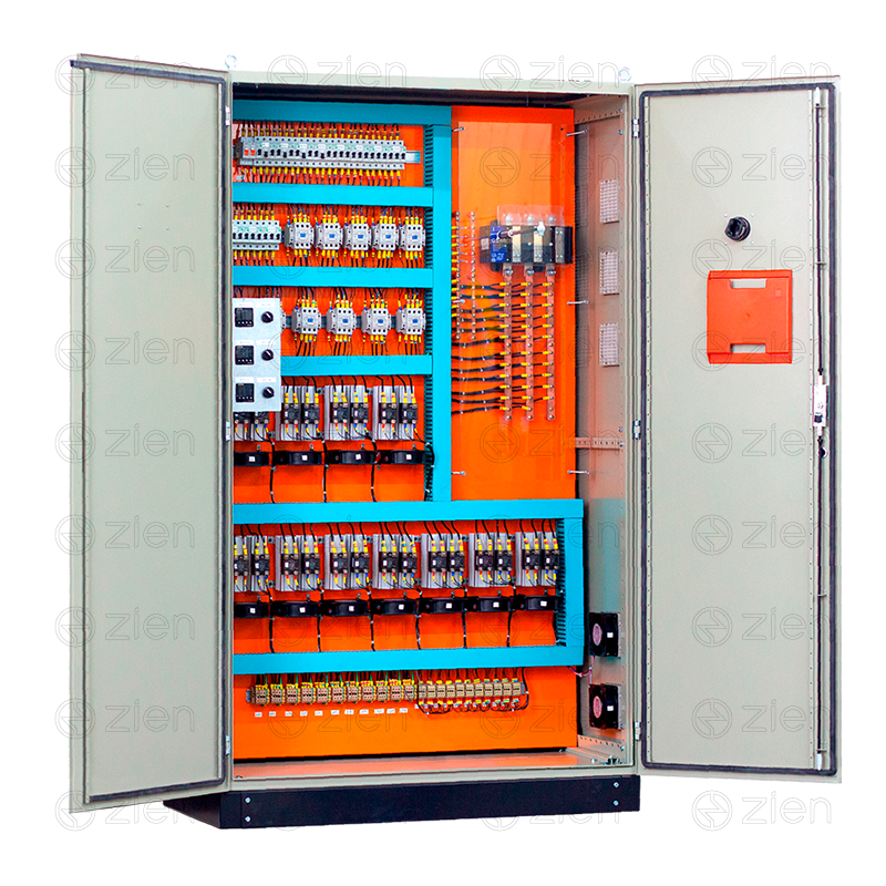 PAINEL DE COMANDO INDUSTRIAL COM CONTROLADOR DE TEMPERATURA DIGITAL MIROPROCESSADO PID - 11 ZONAS